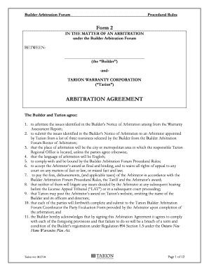 arbitration agreement pdf